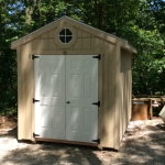 8x12 Gable Shed wIth octagon window 